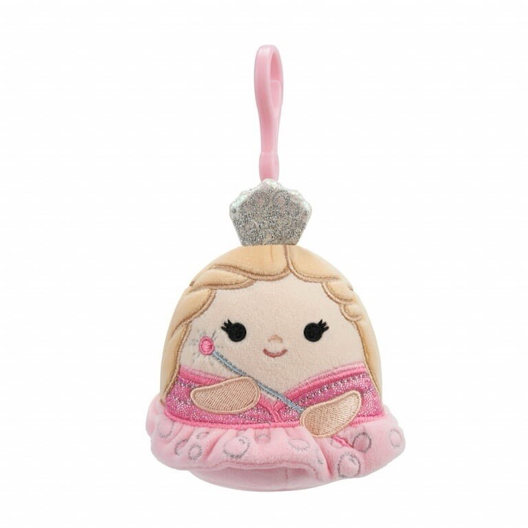 Squishmallows Glinda 3.5 Inch Clip Plush Keychain from Oz 2024 New