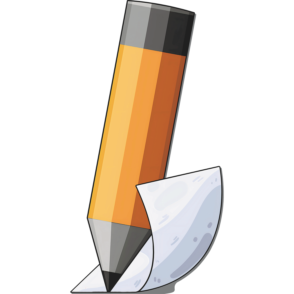 SP13099 Back To School Pencil and Paper Cardboard Cutout Standee Standup-image