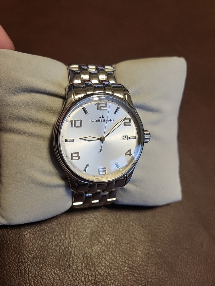 Jacques Lemans 1-1168 Swiss Automatic SS Watch
