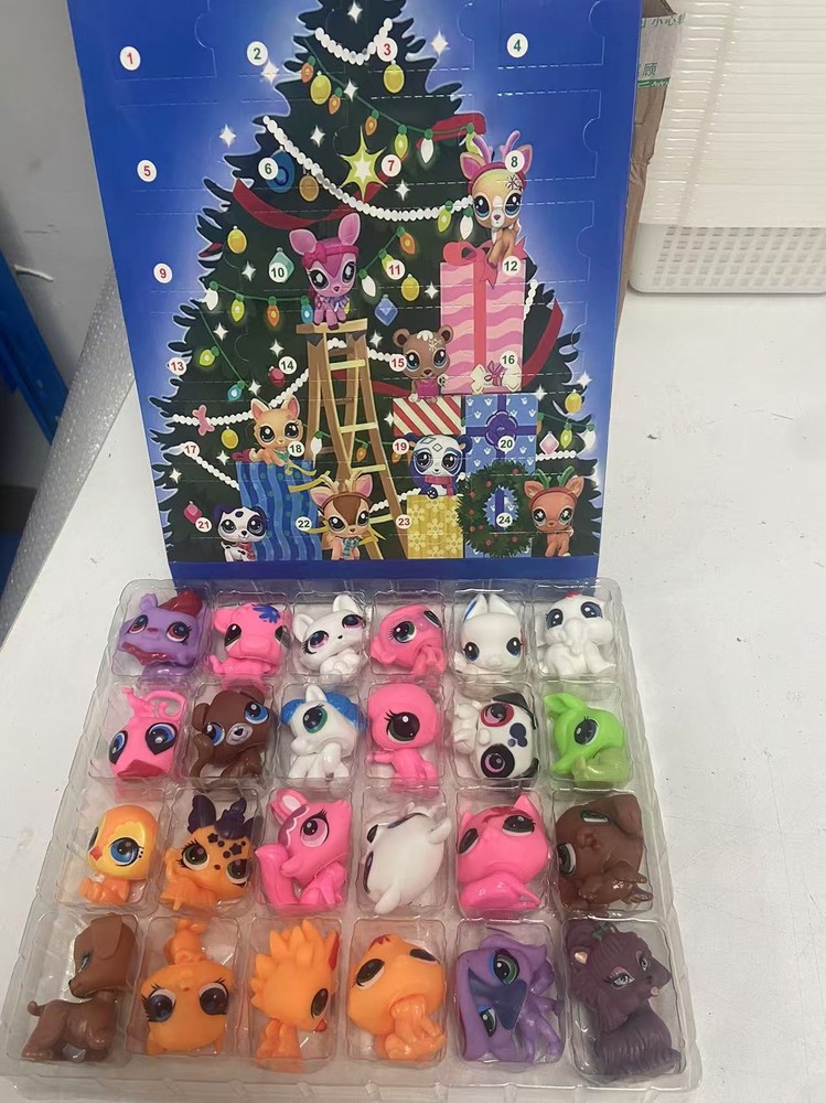 2024 Christmas Advent Calendar Littlest Pet Shop Lps Toys Dog Collection Animal