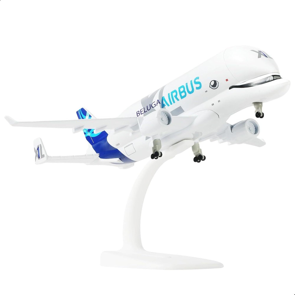 1/300 A330 Beluga XL1 Diecast Metal Airplane Model Kit with Stand (7.7 inches)
