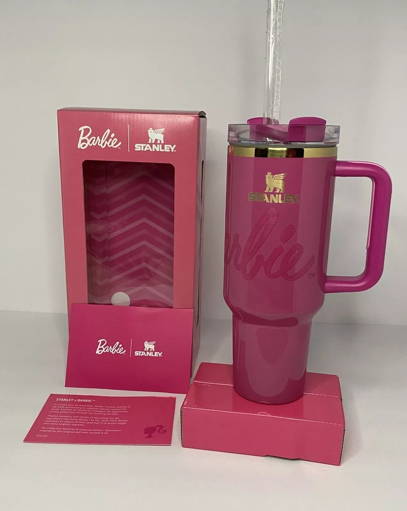 Barbie Stanley Cup 40 oz Quencher Tumbler Limited Edition Collection
