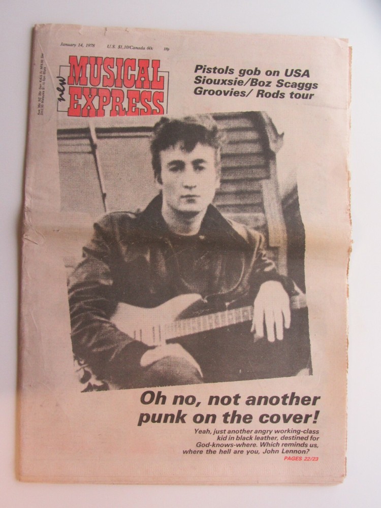 The Beatles NME Music Paper 14 Jan 1978 Where Are You John Lennon