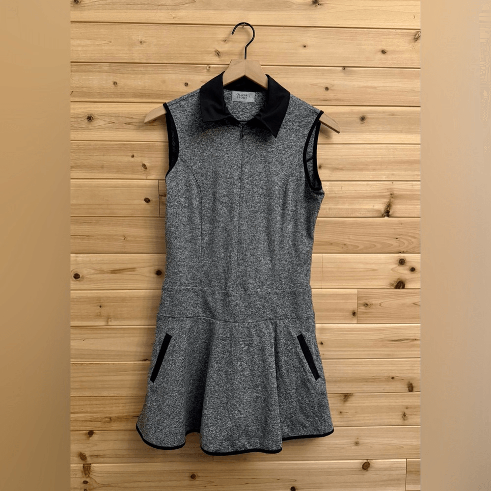 Olaya Sport Large Grace Collared Golf Tennis Pickleball Dress Skort