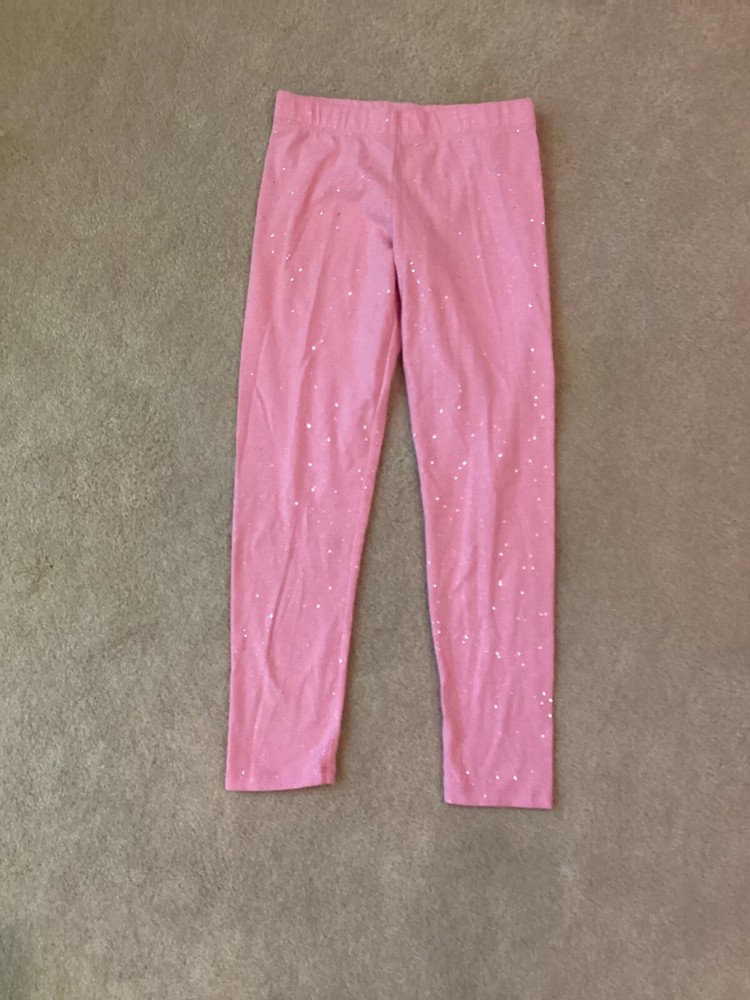 GAP KIDS GIRLS XL 12,SPARKLY PINK LEGGINGS,  NICE