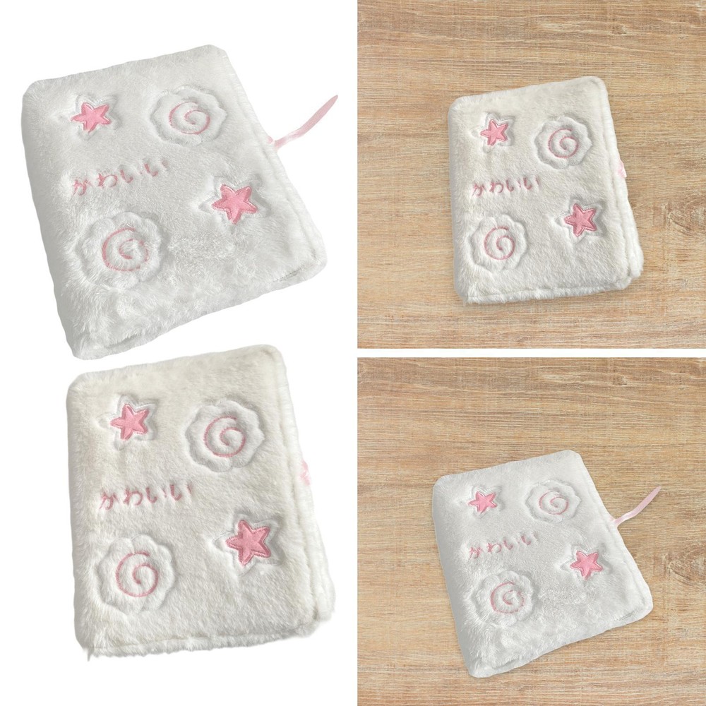 Plush 3inch Binder Photo Album Funny Photocard Album for Children Men Girls