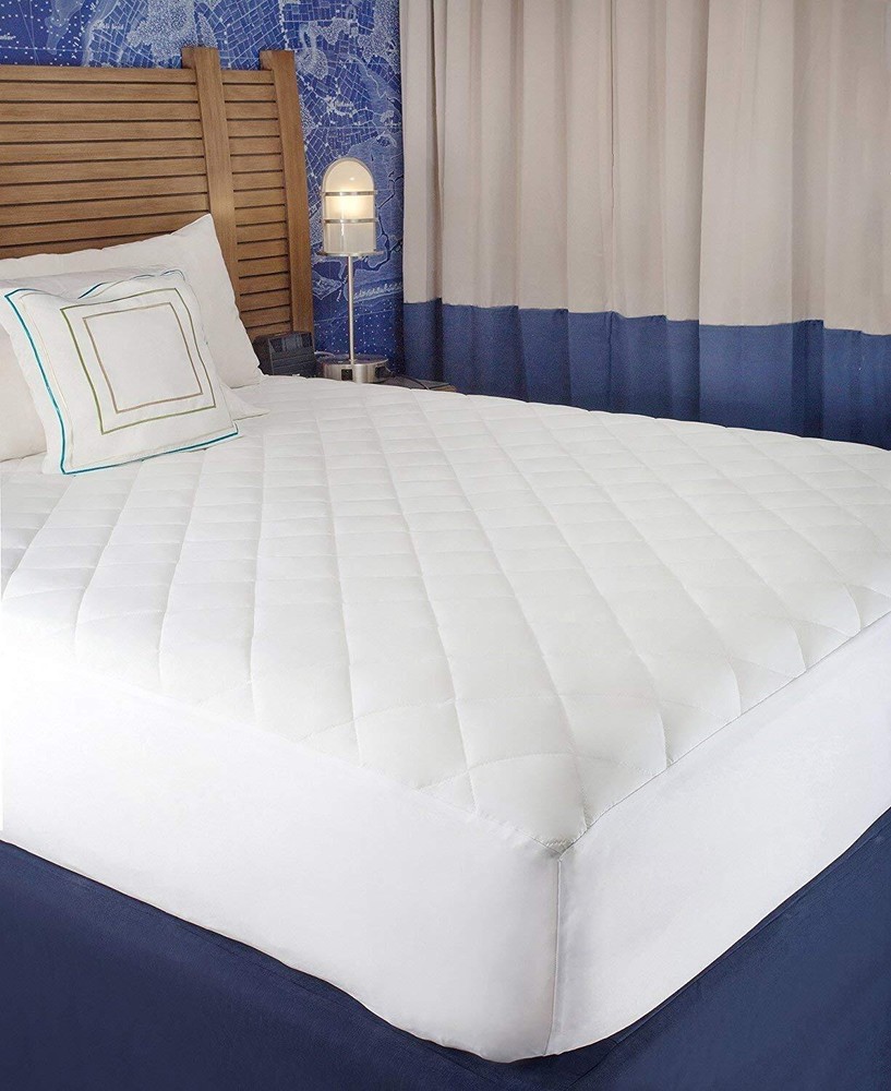 Mattress cover, Quilted fitted mattress pad queen fits up to 20