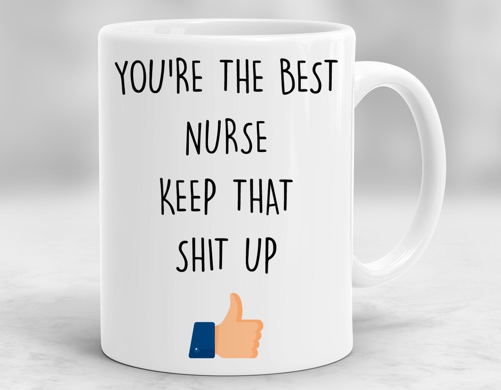 Nurse Gift Mug - Cute Coffee Cup for Nurses - Appreciation Present P534