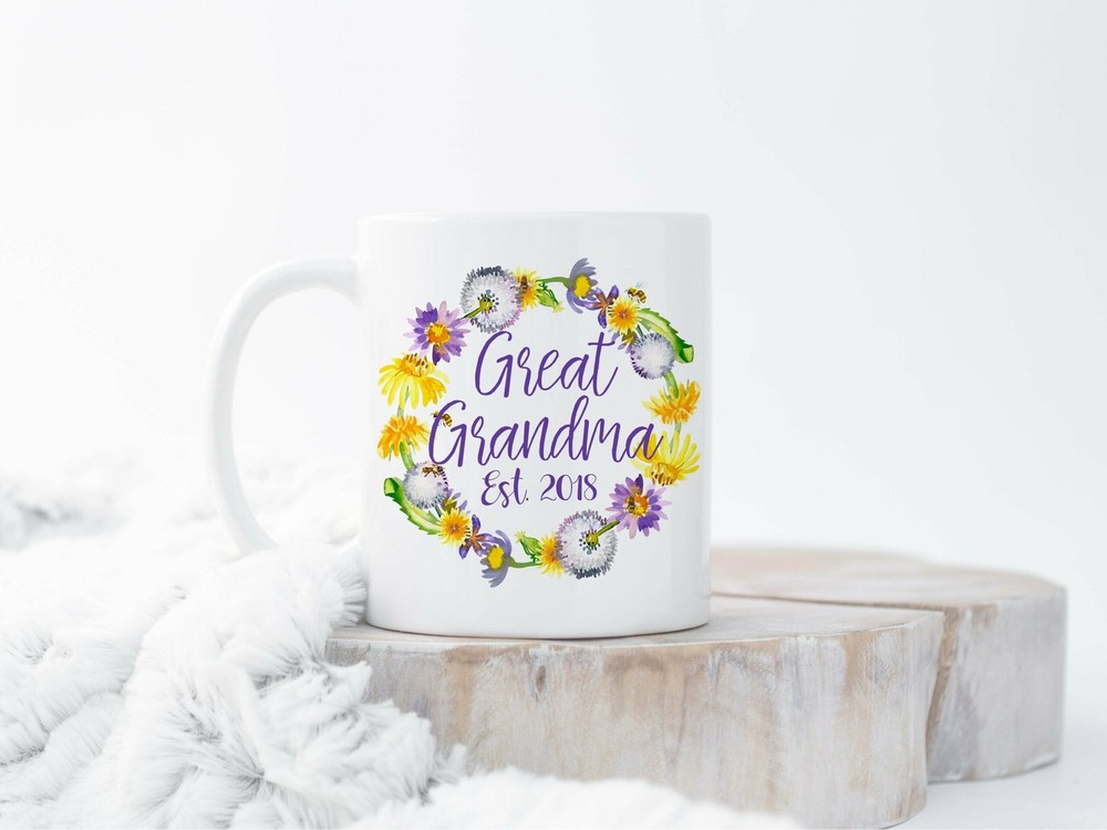 Great Grandma Mug Great Grandparents Gift Great Grandma Gift Great Grandma Est