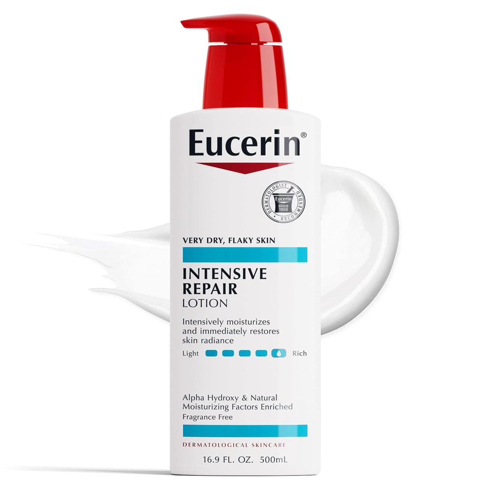 Intensive Repair Body Lotion for Very Dry, Flaky Skin, Fragrance Free Body Moist