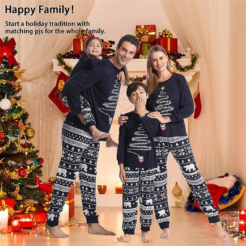 Lohill Sale Family Matching Christmas Pyjamas Kids Baby Pajamas Nightwear-image