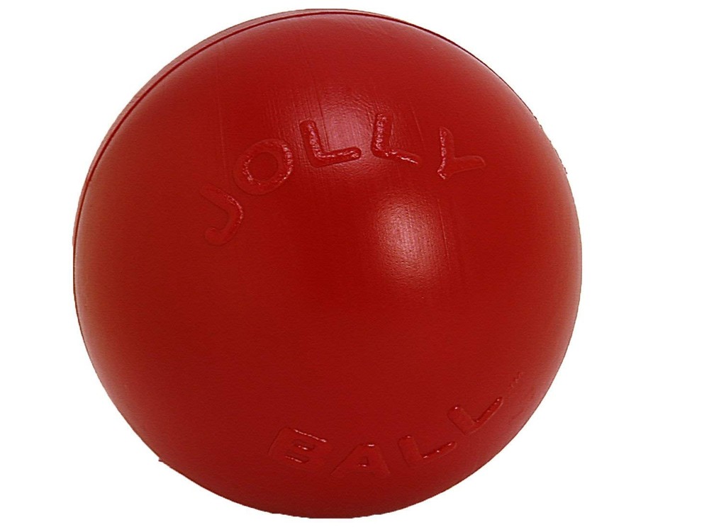 Push-n-Play Ball Dog Toy, 6 Inches/Medium, Red (306 RD)
