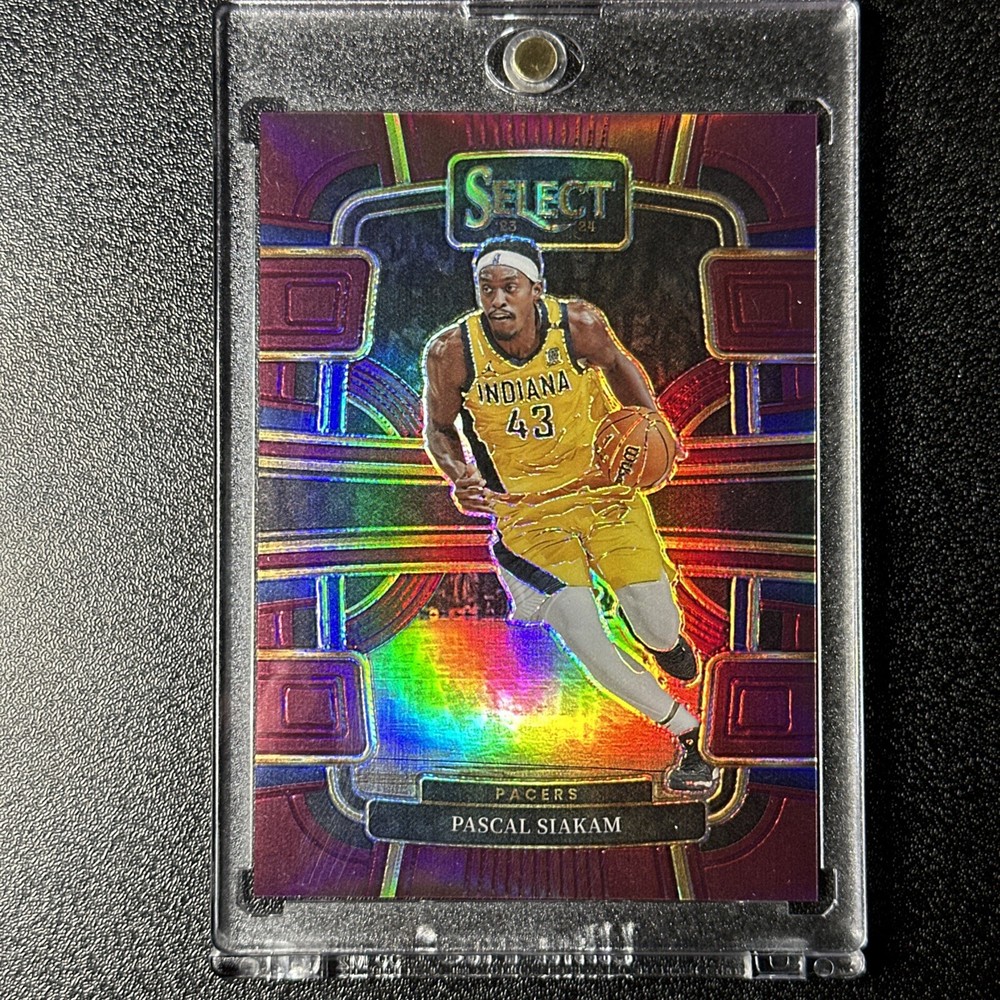 2023 Panini Select - Concourse Level Maroon Prizm #8 Pascal Siakam /175