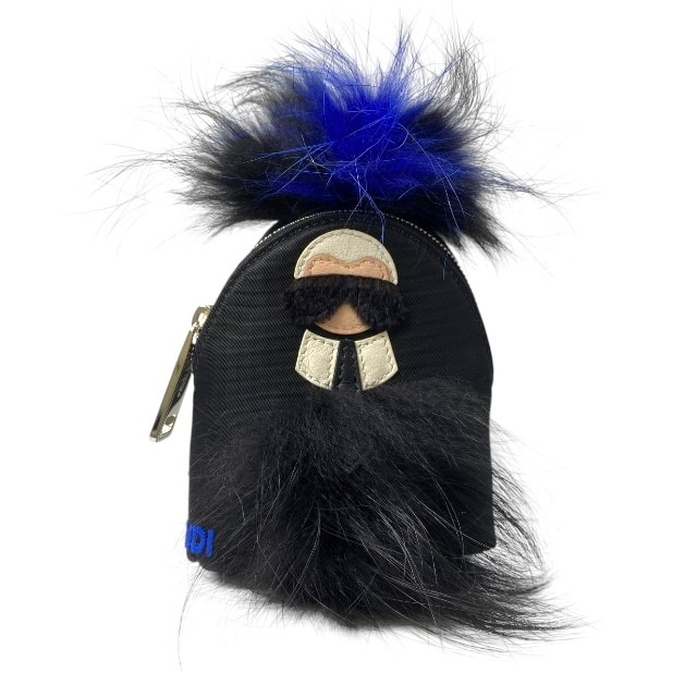RARE FENDI Karito 7AR512 Charm Keychain Bag Charm Small Excellent Condition