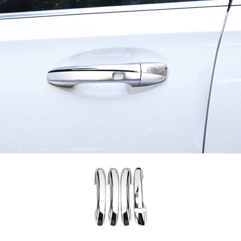 ABS Chrome Side Door Handle Covers Trim 5PCS for Mercedes GLA W156 2020-2022 Model