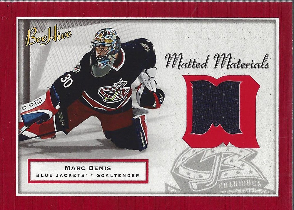 2005-06 Beehive Matted Materials #MMMD Marc Denis Jersey - NM-MT