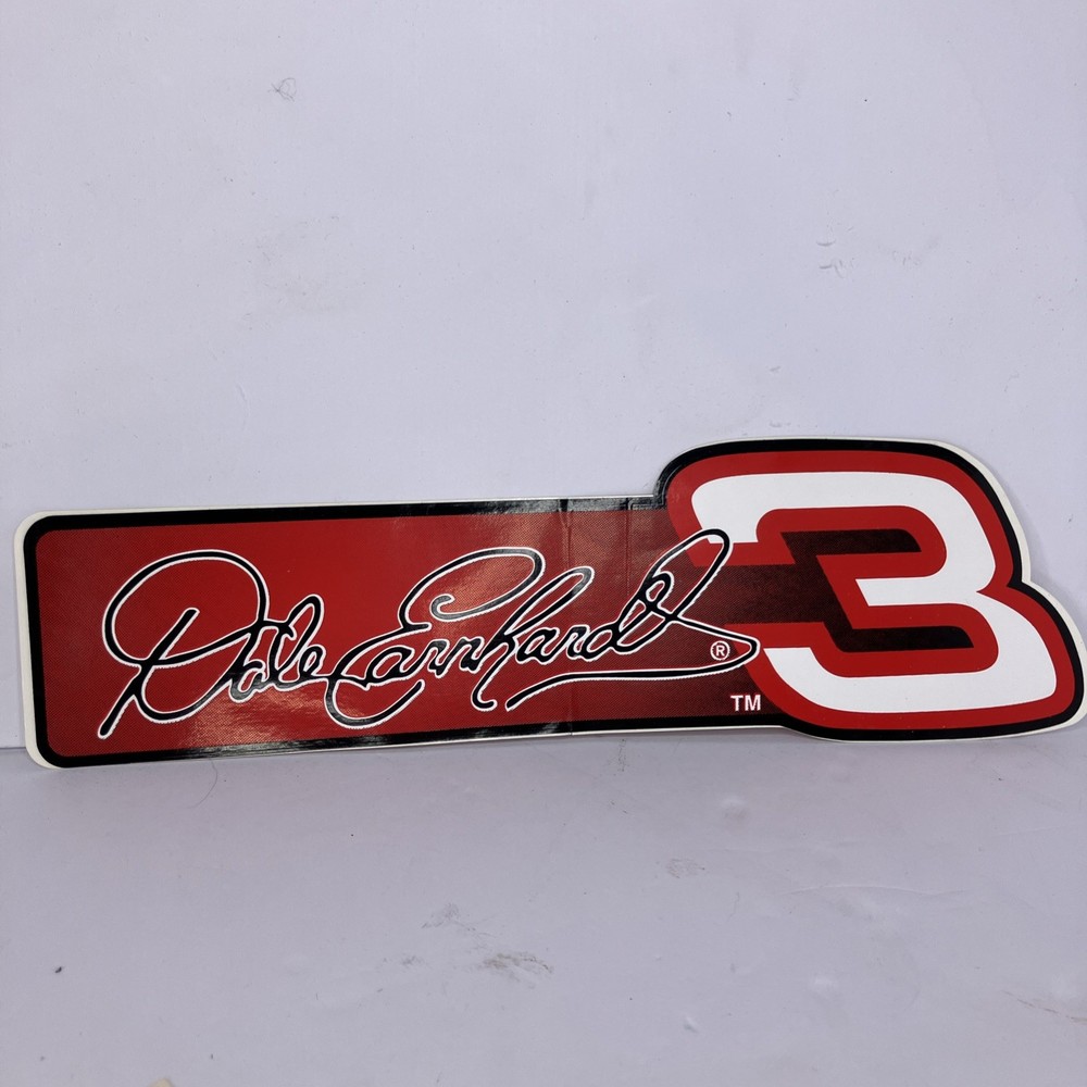 Vintage 1998 Dale Earnhardt #3 NASCAR Racing Bumper Sticker