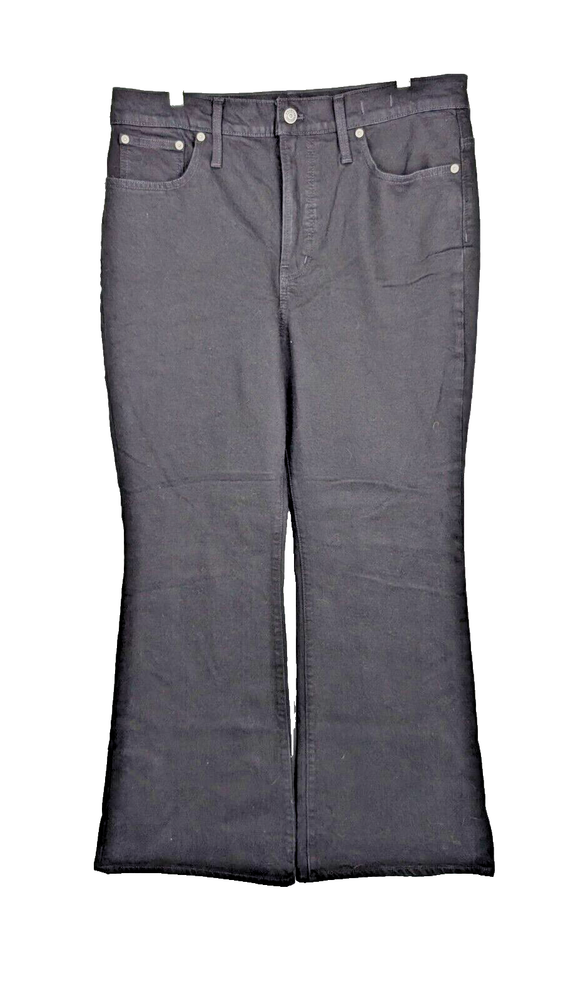 Madewell Women's Perfect Vintage Flare Jeans Size 31 Black Sherborn Wash NWT