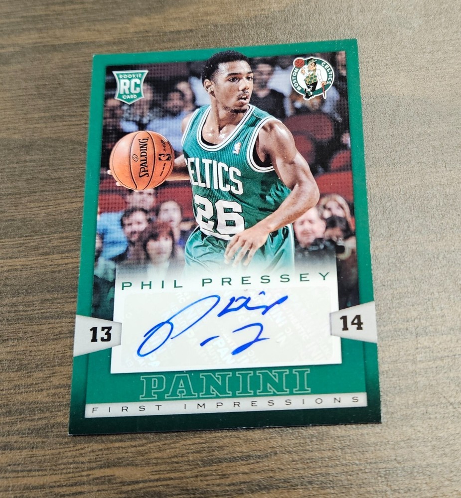 2013-14 Phil Pressey Panini Rookie Autograph First Impressions Celtics.