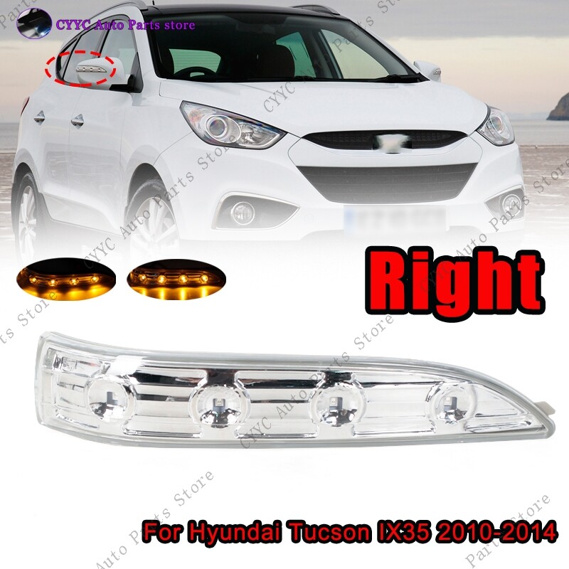 Right For Hyundai Tucson IX35 2010-2015 LED Car Rearview Mirror Turn Signal Lamp