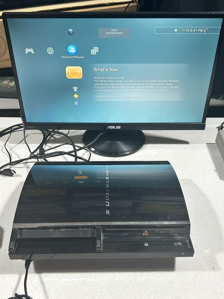 Sony Playstation 3 PS3 Console 80GB Backwards Compatible + Controllers