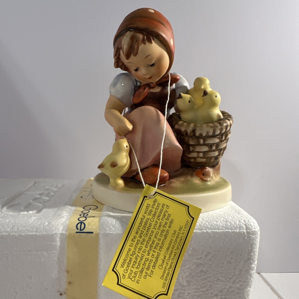 Goebel Hummel “Chick Girl” Porcelain Figurine Made In Germany