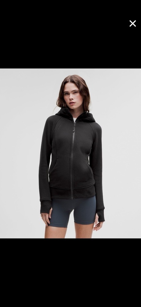 Lululemon Black Scuba hoodie size 10