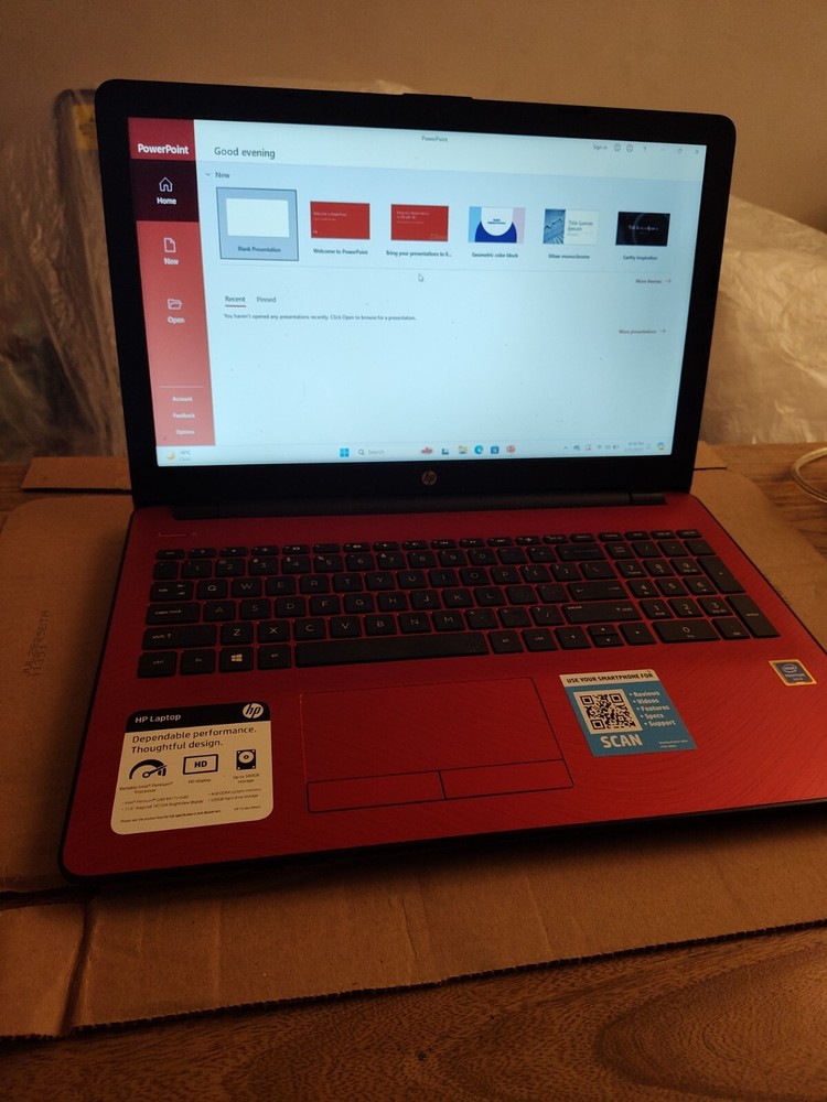 HP 15-bs1xx Intel Pentium 4417U 2 Core 4 Thread Win 11 Pro SSD 512GB 4GB Ram2400