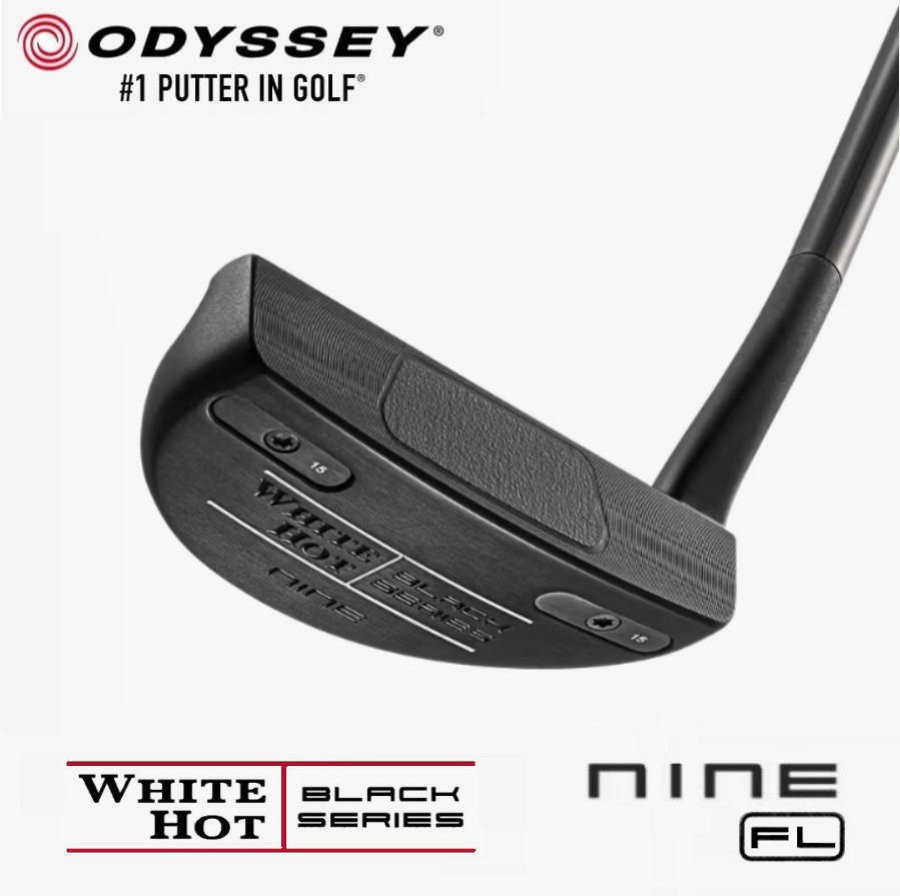 Odyssey White Hot Black Nine FL Stroke Lab 34 Inch Putter