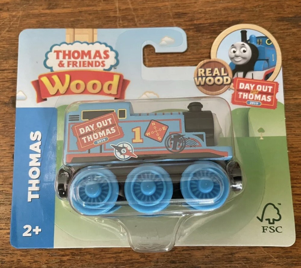 2019 Fisher Price Thomas Train Wooden Day Out with Thomas! NEW!-image