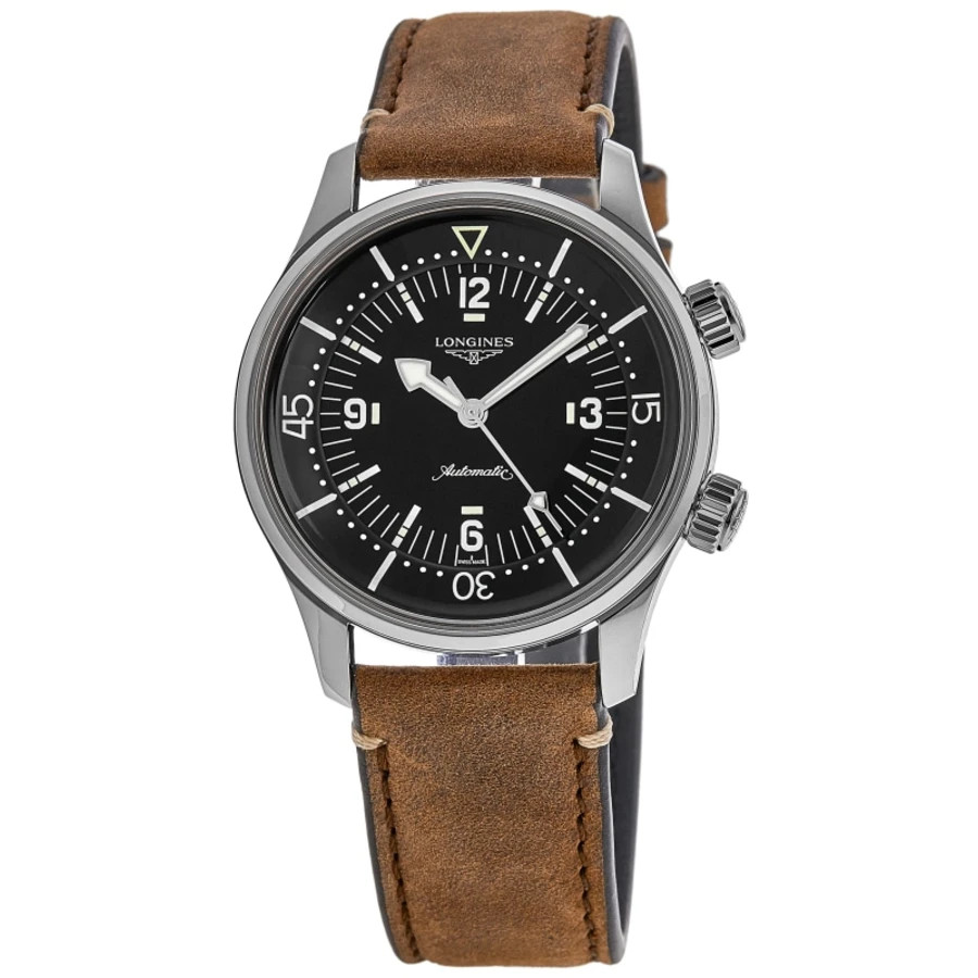 New Longines Legend Diver Automatic Black Dial Men's Watch L3.764.4.50.0