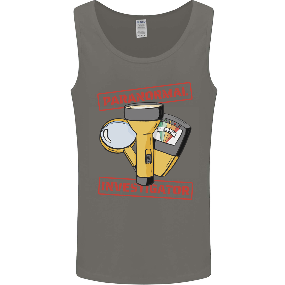 Paranormal Activity Investigator Halloween Mens Vest Tank Top