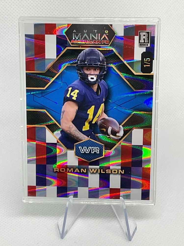 2024 Wild Card Auto Mania-Hex Americana-Roman Wilson (RC) 1/5 (920)