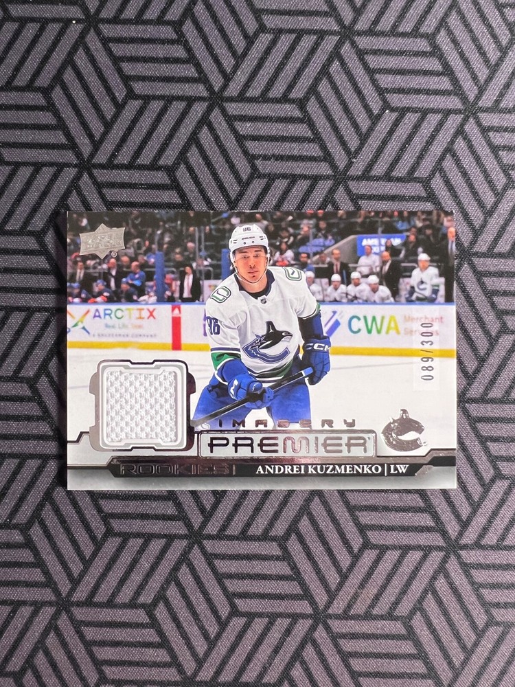 Andrei Kuzmenko 2022-23 UPPER DECK PREMIER Premier Dynamic Imagery RC /300