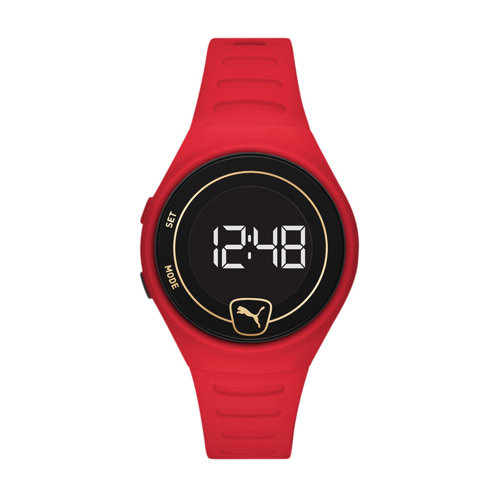 Puma Faster Wh Red Waterproof Smart Watch Mens Size OSFA   929561-01