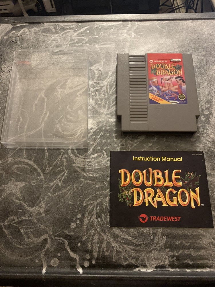 Double Dragon NES 1988 Classic Beat 'Em Up Game-image
