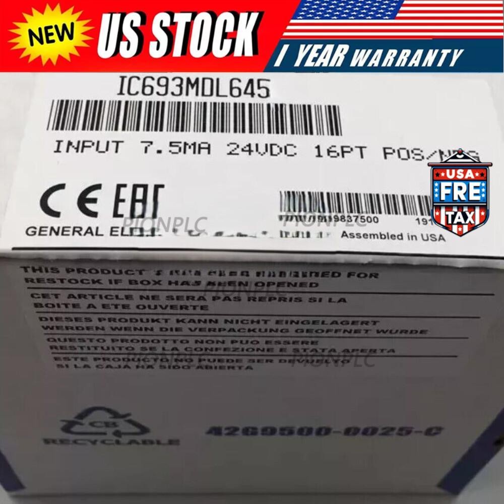New Factory Sealed GE IC693MDL645 Fanuc Input Module IC693MDL645