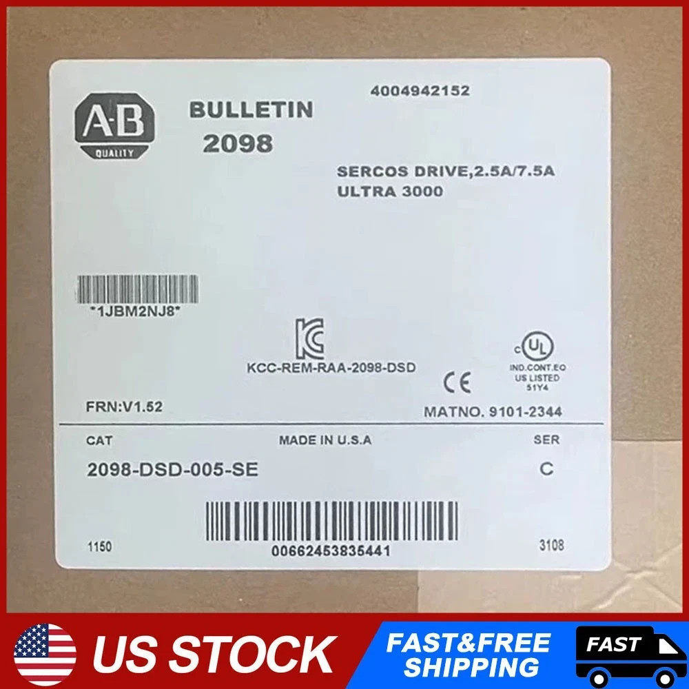 New Allen-Bradley 2098-DSD-005-SE Kinetix Ultra3000 Servo Drive 2098DSD005SE