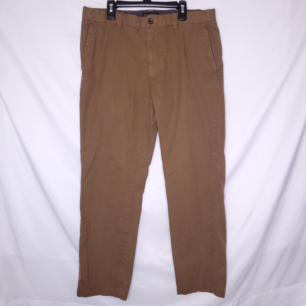 Banana Republic Pants Mens 34x32 Brown Aiden Chino