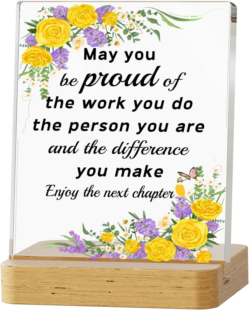 Coworker Gifts for Women Men 6X4 Retirement Gifts Leaving Gift New Job Going Awa