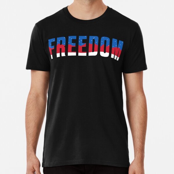 American Freedom Landscape Bipartisan Political Made in USA T-Shirt S-5XL