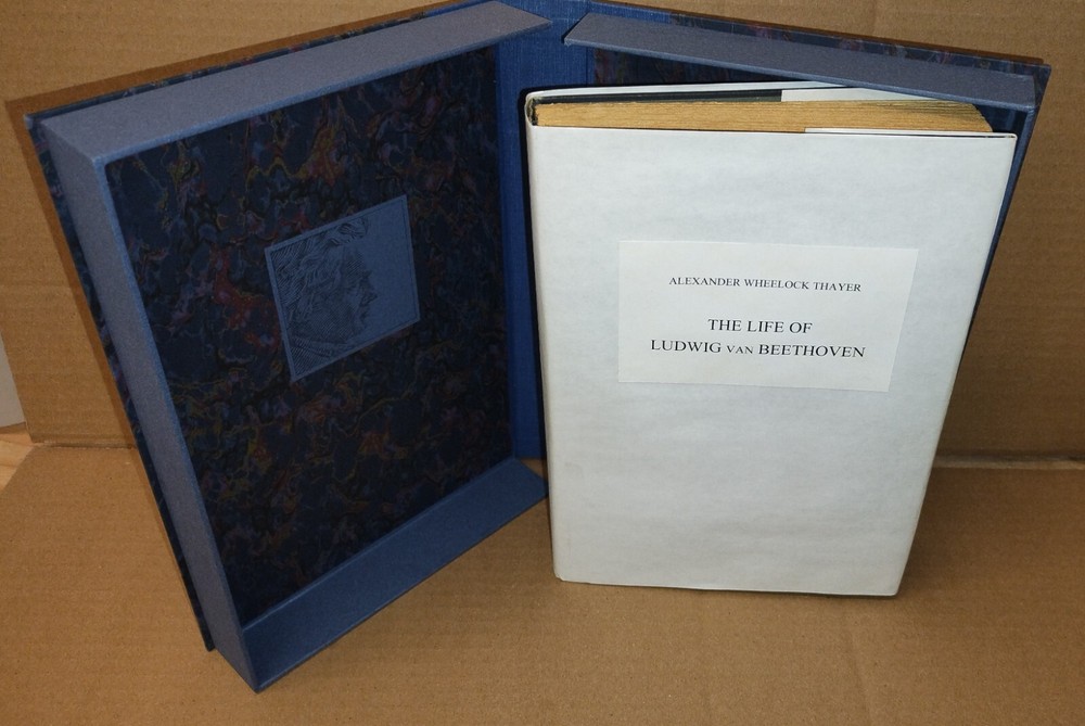 1921 Alexander  Thayer THE LIFE OF LUDWIG VAN BEETHOVEN Volume 1 in custom Box