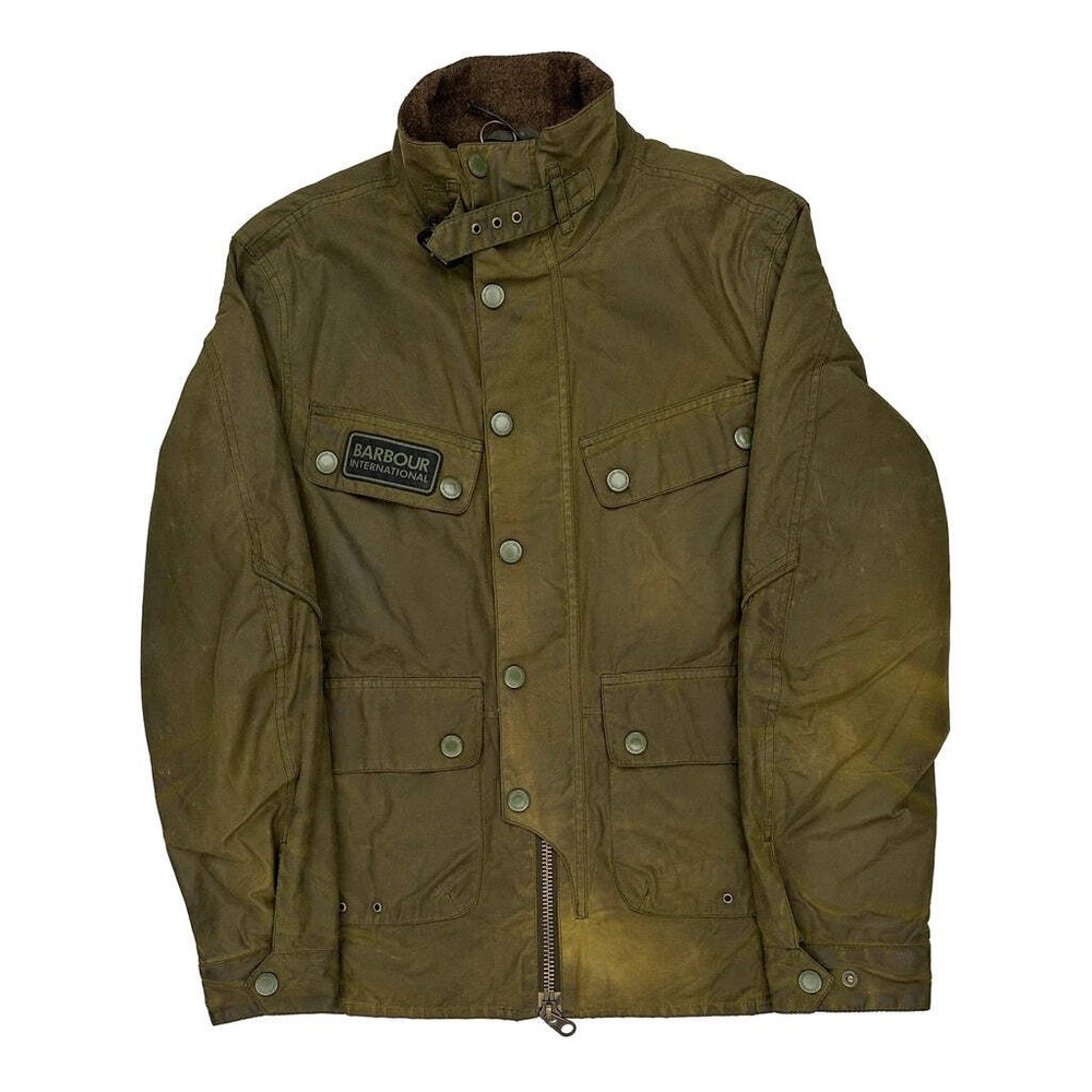 Barbour Wax Jacket - Large Green Cotton