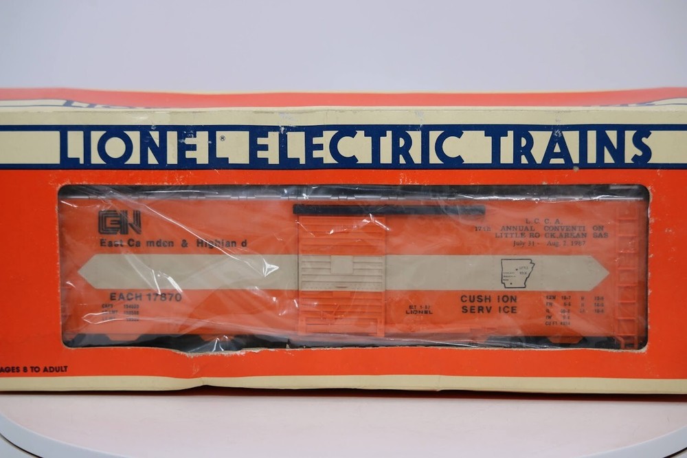 Lionel O Gauge 1:48 Scale East Camden & Highland Box Car 6-17870 New in Box