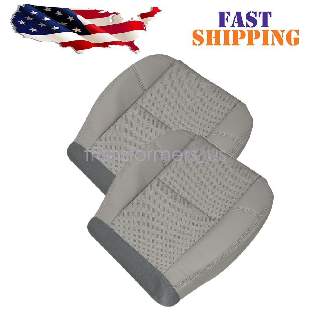 For 2009-2014 Chevy Suburban Tahoe Front Bottom Leather Perforated Seat Cover
