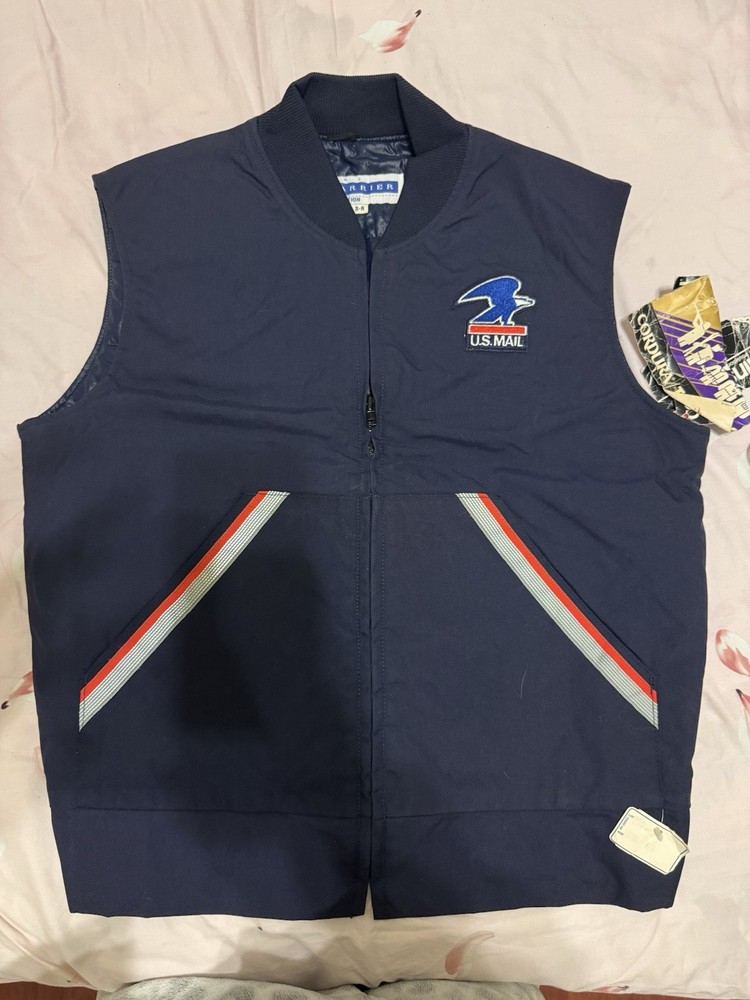 Antique USPS U.S.Mail Letter Carrier Vest New With Tag Size S