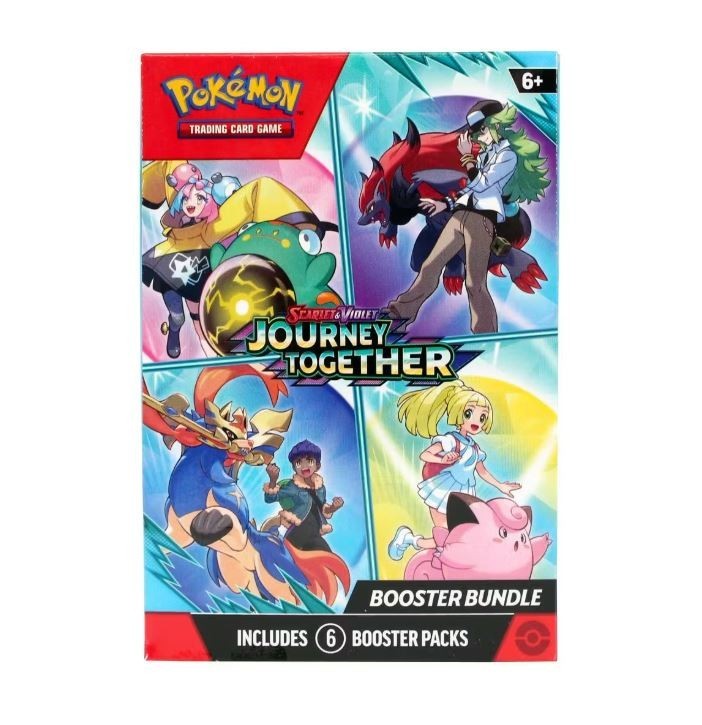 Pokemon TCG Journey Together Factory Sealed Booster Bundle Box 6 Packs Per Box