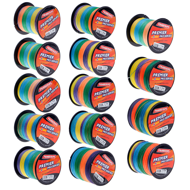 Super Strong PE Multifilament Braided Fishing Line 4 Strands Cord 6LB-100LB