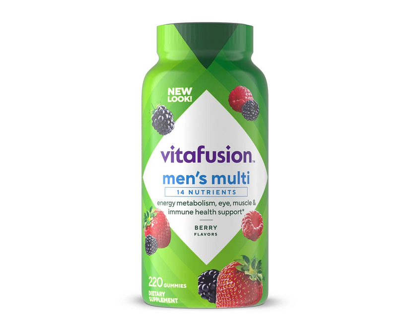 Vitafusion Men’s Multivitamin Gummies 220 Ct – Tasty Daily Support