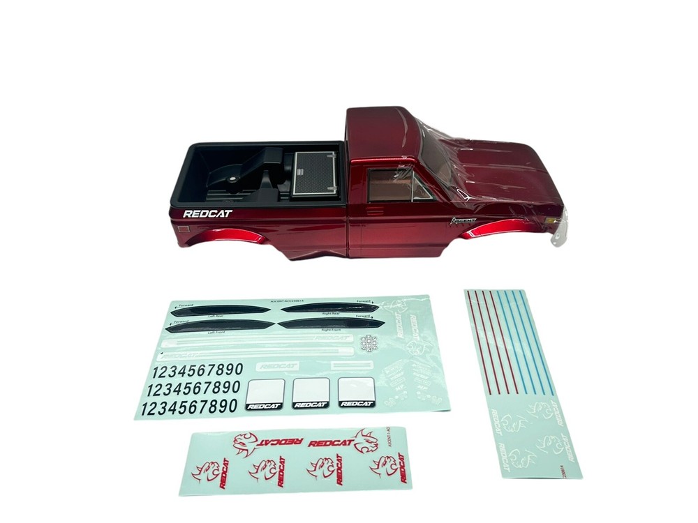 Redcat Racing Ascent Factory Painted Red Body W Stickers RER22354 (Read!) #13947